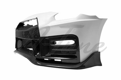 N-Tune Spec N MY17 - Front Bumper (FRP/CF)& Front Splitter (CF): 2009-2016 NISSAN R35 GTR