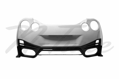 N-Tune Rear Bumper Kit (FRP):2009-2020 NISSAN R35 GTR