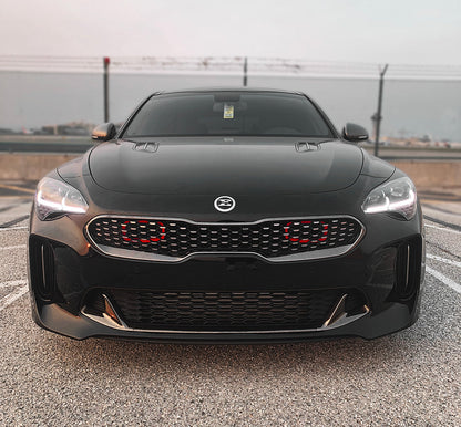 2017-2023 Kia Stinger 3.3T/2.0T/2.5T Dual BIG MOUTH Ram Air Intake Snorkels-C-Dub Tech