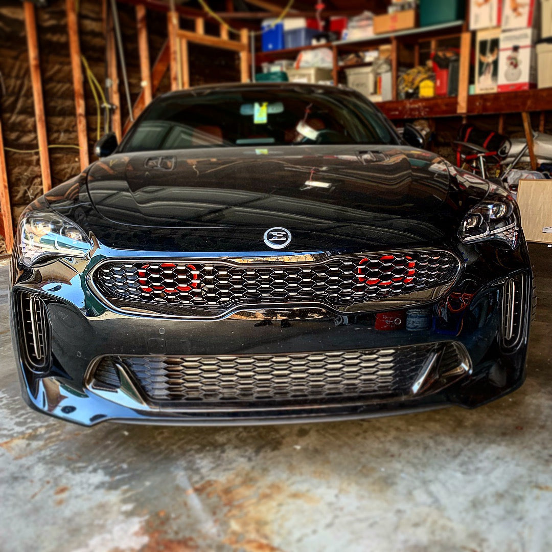2017-2023 Kia Stinger 3.3T/2.0T/2.5T Dual BIG MOUTH Ram Air Intake Snorkels-C-Dub Tech