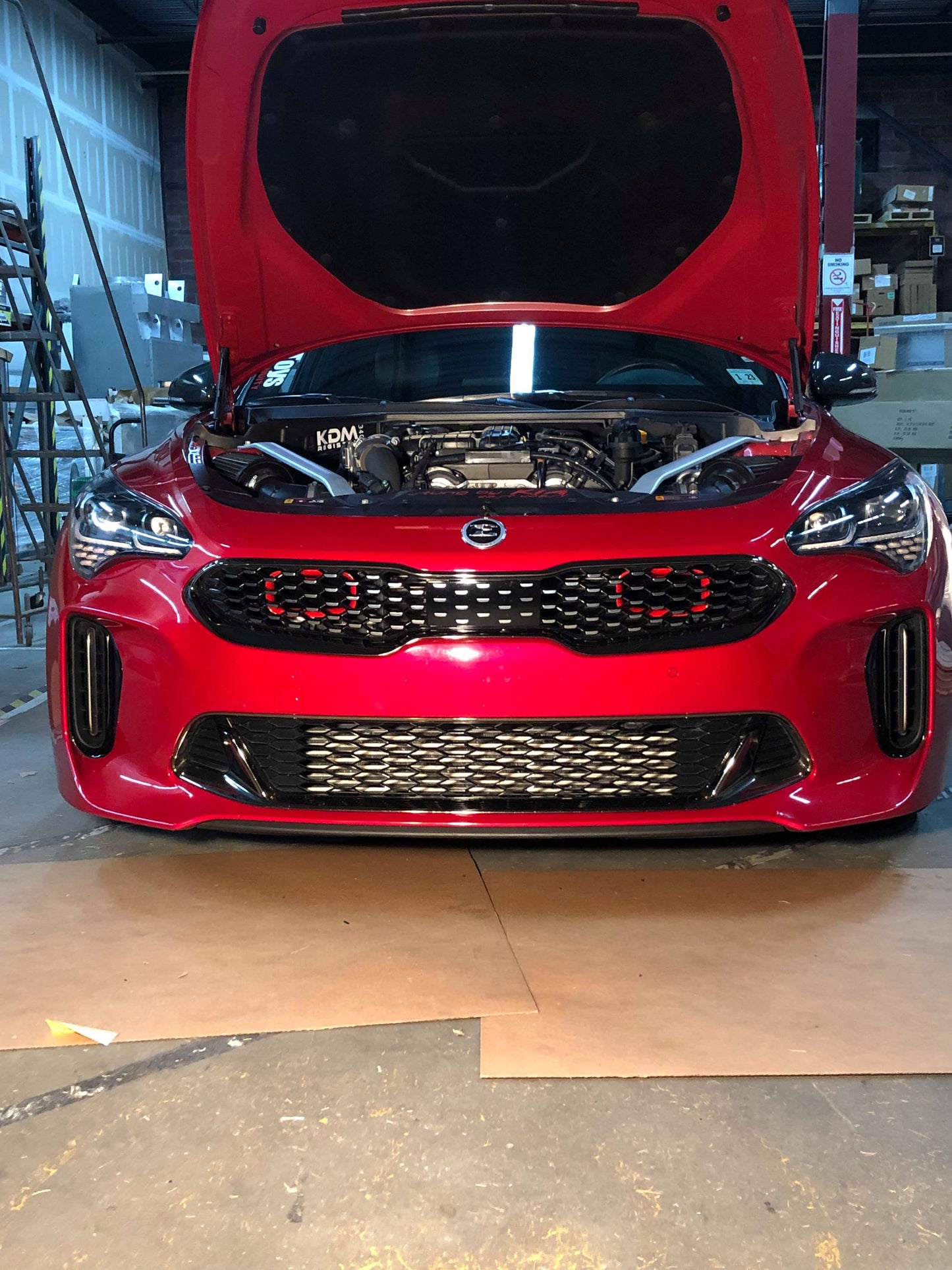 2017-2023 Kia Stinger 3.3T/2.0T/2.5T Dual BIG MOUTH Ram Air Intake Snorkels-C-Dub Tech