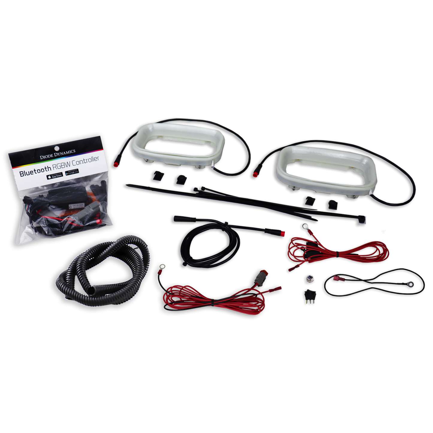 2018-2020+ Kia Stinger 3.3T Generation 4 Interchangeable BIG MOUTH "LIT KIT" | LIT Flares and Controller Only-C-Dub Tech