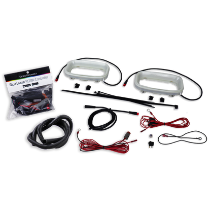 2018-2020+ Kia Stinger 3.3T Generation 4 Interchangeable BIG MOUTH "LIT KIT" | LIT Flares and Controller Only-C-Dub Tech