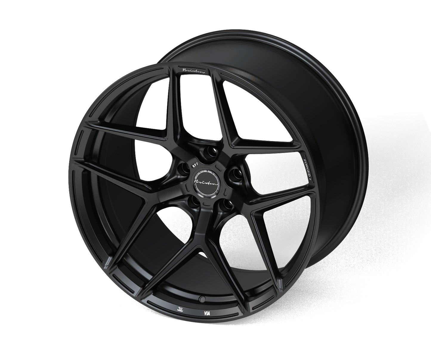 Brixton RF7 Radial Forged 1-Piece Wheel - Satin Black