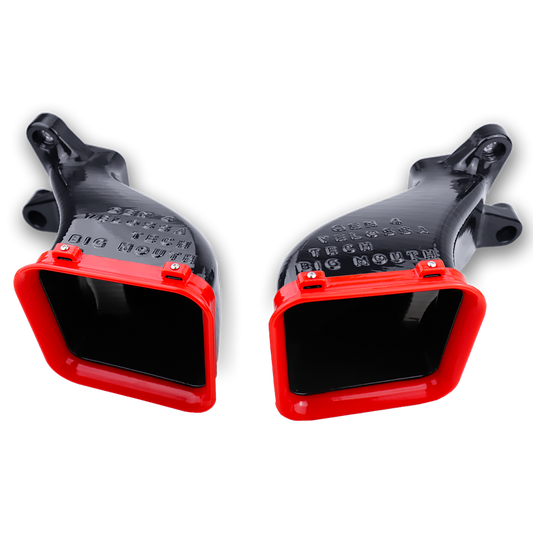 2017+ Genesis G80 5.0 Dual BIG MOUTH Ram Air Intake Snorkels-C-Dub Tech