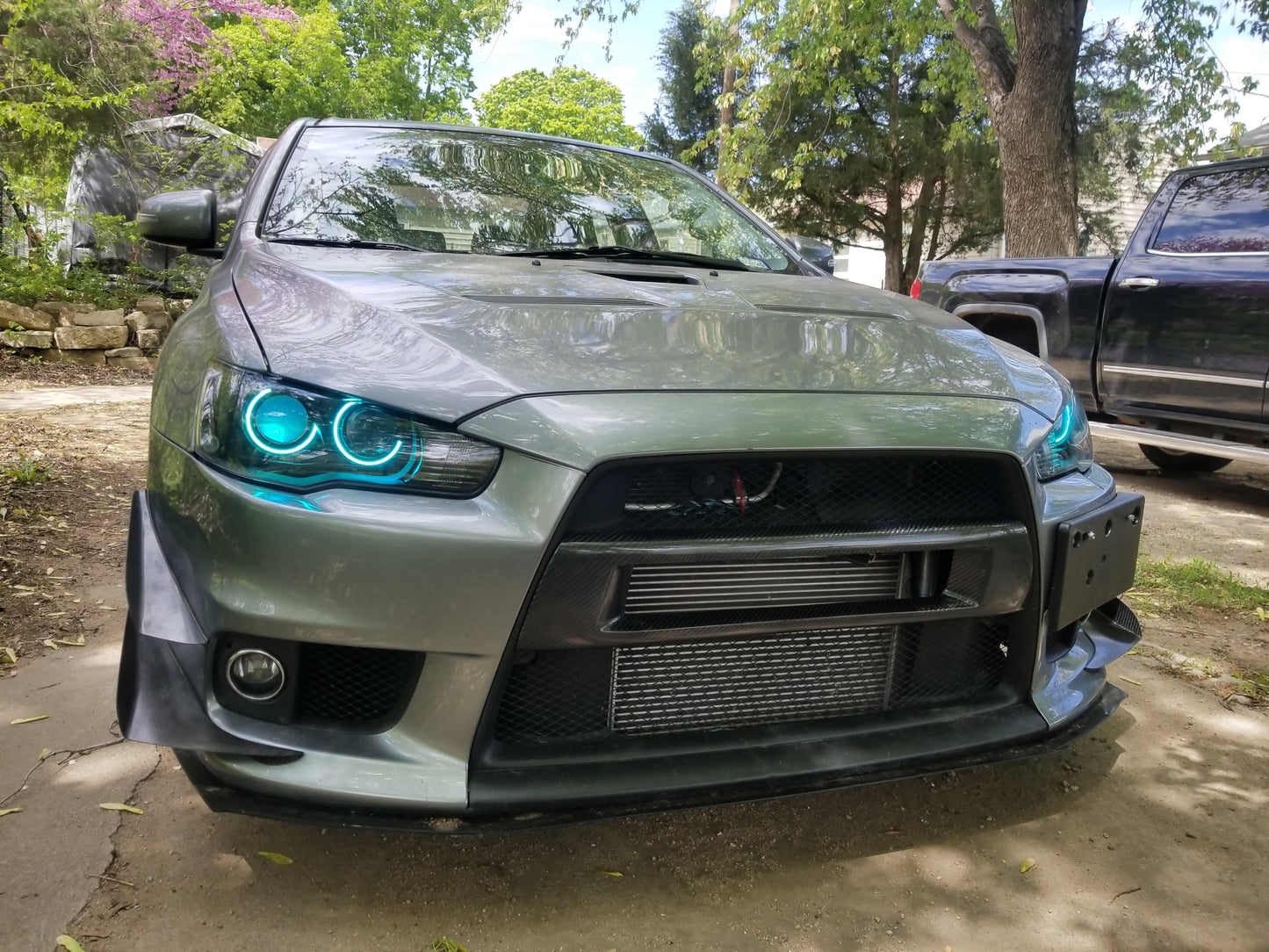 Aeroworks Performance Evo 10 Carbon Fiber Front Grille-C-Dub Tech