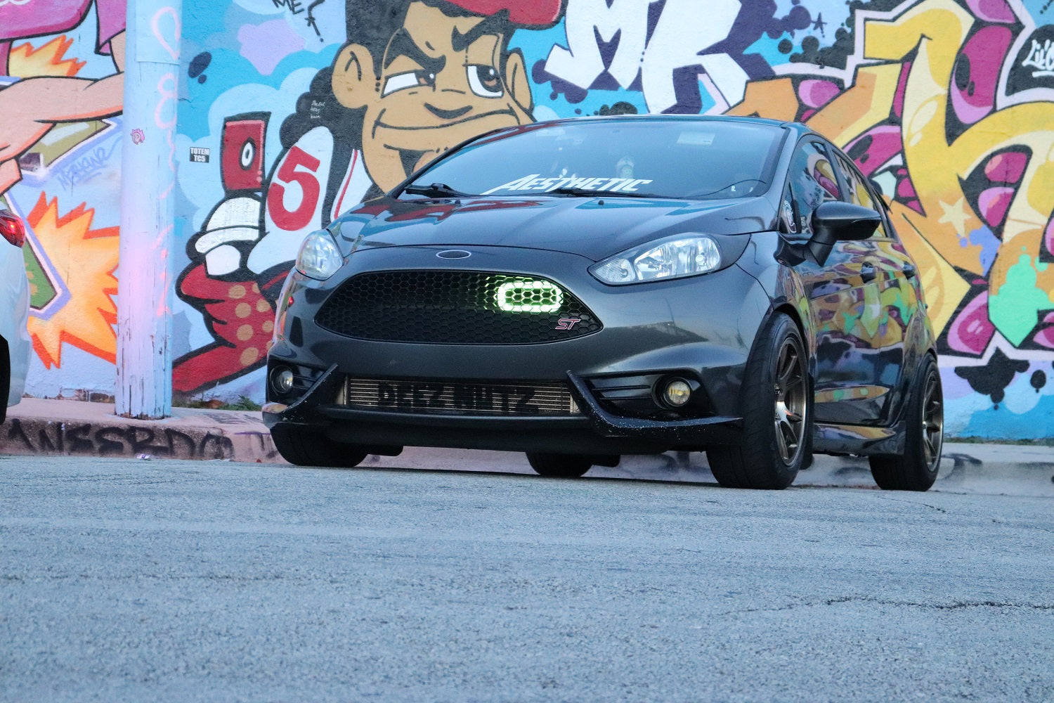 2014-2019+ Ford Fiesta ST (2018-2019 MK7 and MK7.5 only) BIG MOUTH "LIT KIT" Ram Air Intake Snorkel-C-Dub Tech