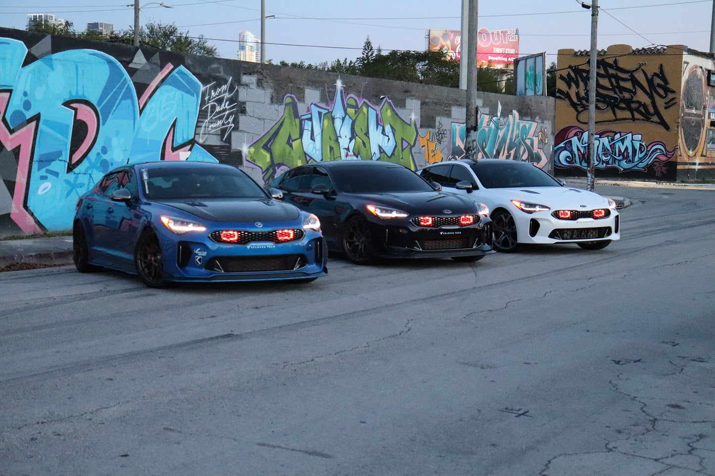 2018-2020+ Kia Stinger 3.3T Generation 4 Interchangeable BIG MOUTH "LIT KIT" | LIT Flares and Controller Only-C-Dub Tech