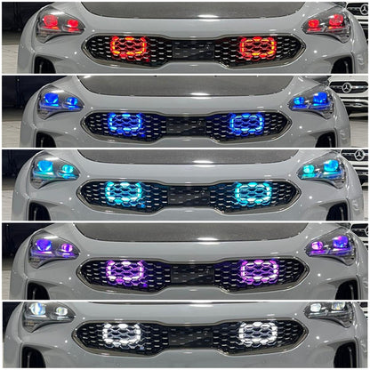 2018-2020+ Kia Stinger 3.3T Generation 4 Interchangeable BIG MOUTH "LIT KIT" | LIT Flares and Controller Only-C-Dub Tech