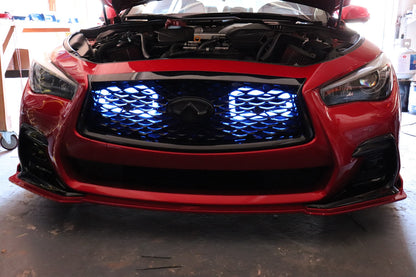 2016-2020+ Infiniti Q60 RedSport BIG MOUTH "LIT KIT" Ram Air Intake Snorkels-C-Dub Tech