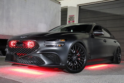 2022+ Genesis G70 3.3T Dual BIG MOUTH "LIT KIT" Ram Air Intake Snorkels-C-Dub Tech