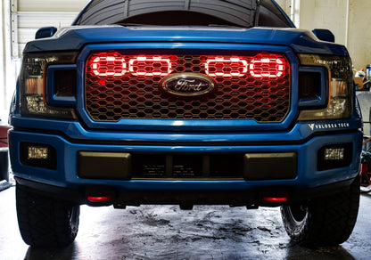 2018-2020 Ford F-150 and 2021-2022 Ford F-150 Raptor Quad BIG MOUTH "LIT KIT" Ram Air Intake Snorkels-C-Dub Tech