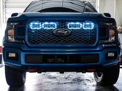 2018-2020 Ford F-150 and 2021-2022 Ford F-150 Raptor Quad BIG MOUTH "LIT KIT" Ram Air Intake Snorkels-C-Dub Tech