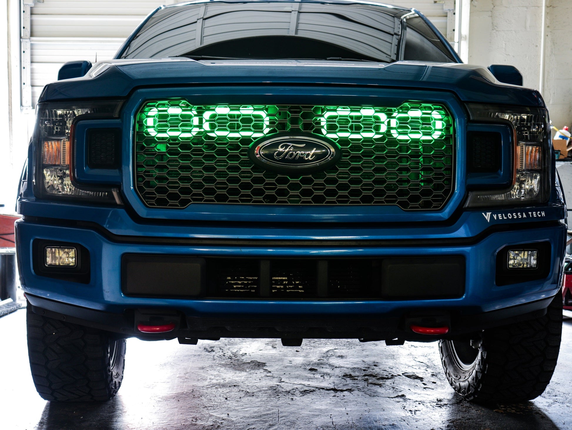 2018-2020 Ford F-150 and 2021-2022 Ford F-150 Raptor Quad BIG MOUTH "LIT KIT" Ram Air Intake Snorkels-C-Dub Tech