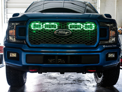 2018-2020 Ford F-150 and 2021-2022 Ford F-150 Raptor Quad BIG MOUTH "LIT KIT" Ram Air Intake Snorkels-C-Dub Tech