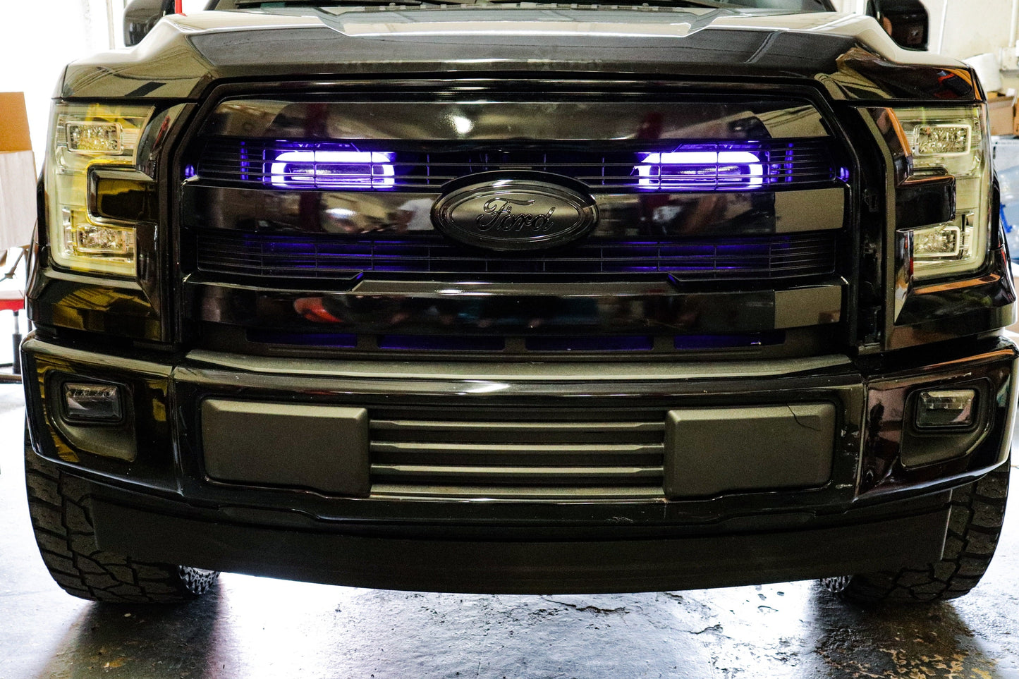 2015-2017 Ford F-150 and 2017-2020 Ford F-150 Raptor Dual BIG MOUTH "LIT KIT" Ram Air Intake Snorkels-C-Dub Tech