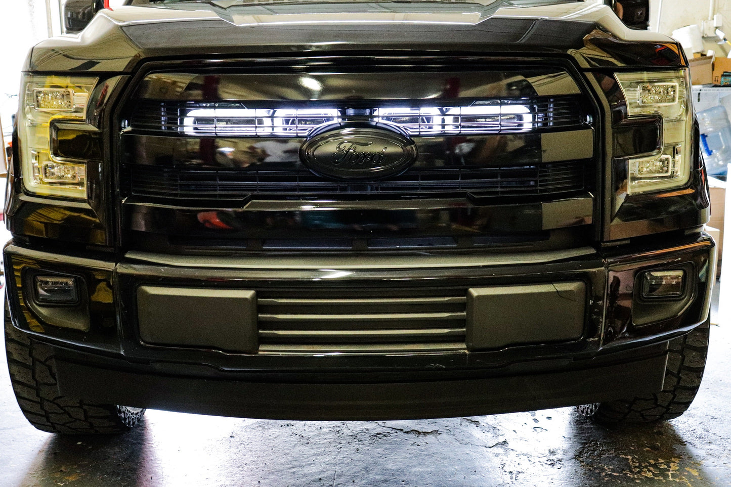 2015-2017 Ford F-150 and 2017-2020 Ford F-150 Raptor Quad BIG MOUTH "LIT KIT" Ram Air Intake Snorkels-C-Dub Tech