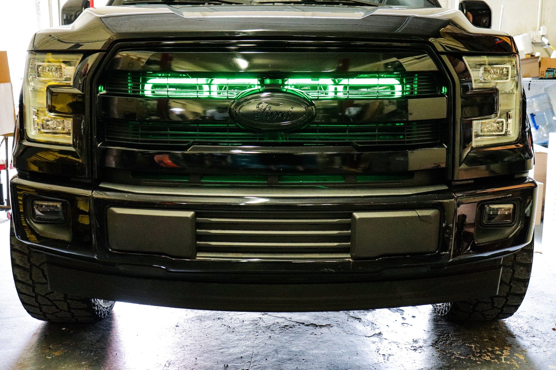 2015-2017 Ford F-150 and 2017-2020 Ford F-150 Raptor Quad BIG MOUTH "LIT KIT" Ram Air Intake Snorkels-C-Dub Tech
