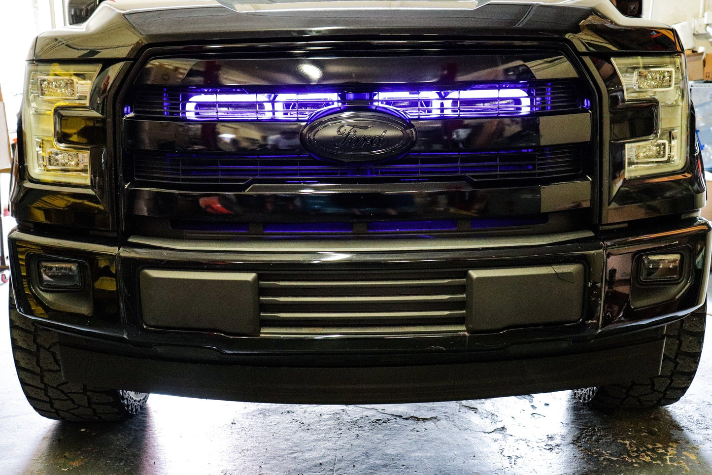 2015-2017 Ford F-150 and 2017-2020 Ford F-150 Raptor Quad BIG MOUTH "LIT KIT" Ram Air Intake Snorkels-C-Dub Tech