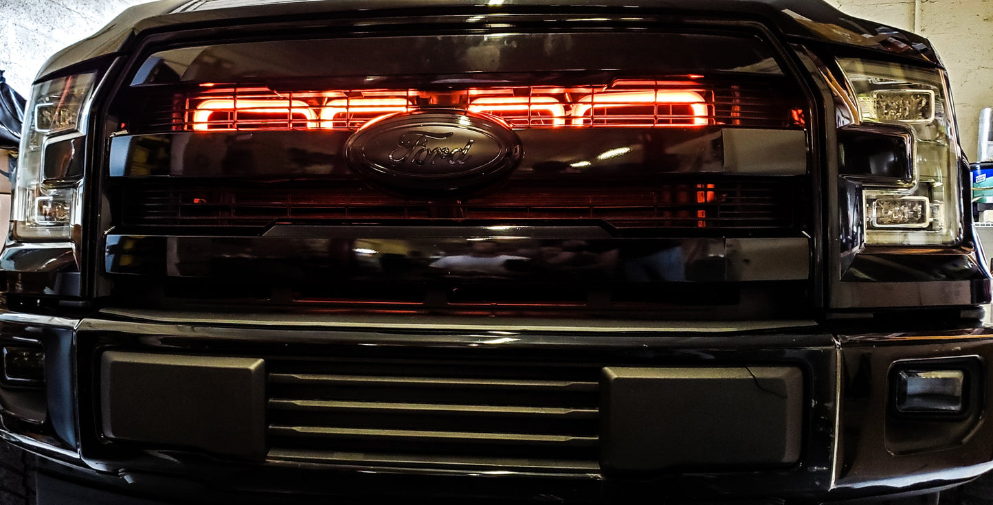 2015-2017 Ford F-150 and 2017-2020 Ford F-150 Raptor Quad BIG MOUTH "LIT KIT" Ram Air Intake Snorkels-C-Dub Tech
