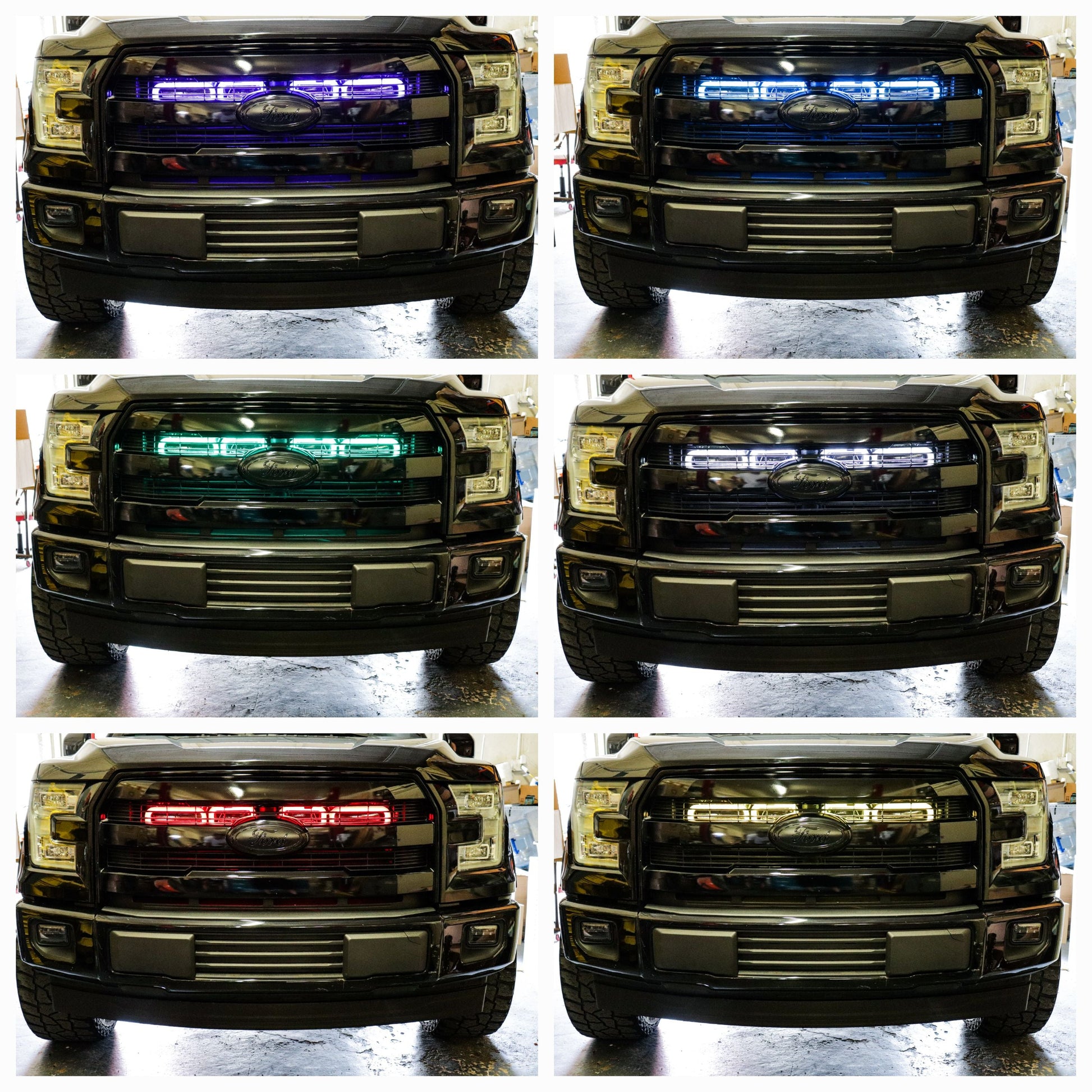 2015-2017 Ford F-150 and 2017-2020 Ford F-150 Raptor Quad BIG MOUTH "LIT KIT" Ram Air Intake Snorkels-C-Dub Tech