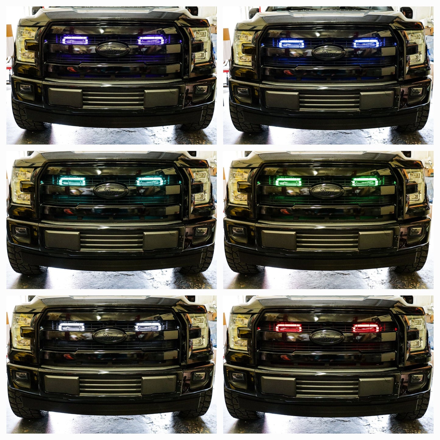 2015-2017 Ford F-150 and 2017-2020 Ford F-150 Raptor Dual BIG MOUTH "LIT KIT" Ram Air Intake Snorkels-C-Dub Tech