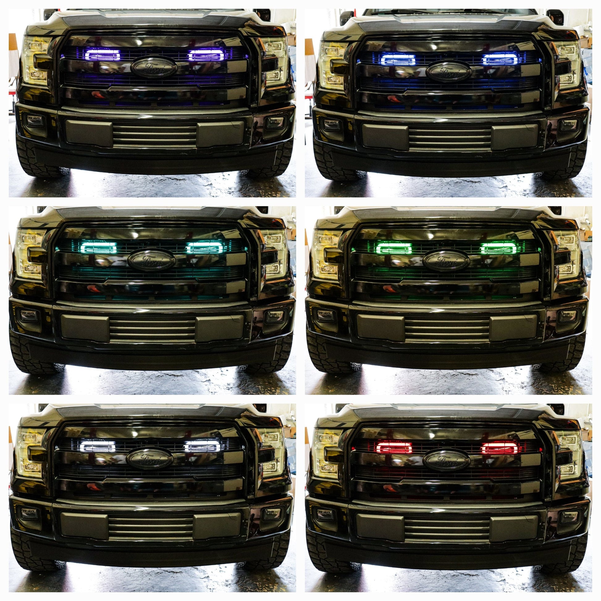 2015-2017 Ford F-150 and 2017-2020 Ford F-150 Raptor Dual BIG MOUTH "LIT KIT" Ram Air Intake Snorkels-C-Dub Tech
