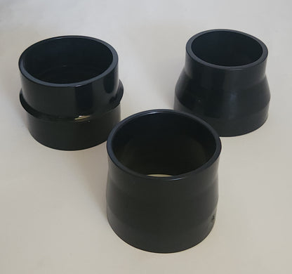 3" - 3" Coupler * Black *-C-Dub Tech