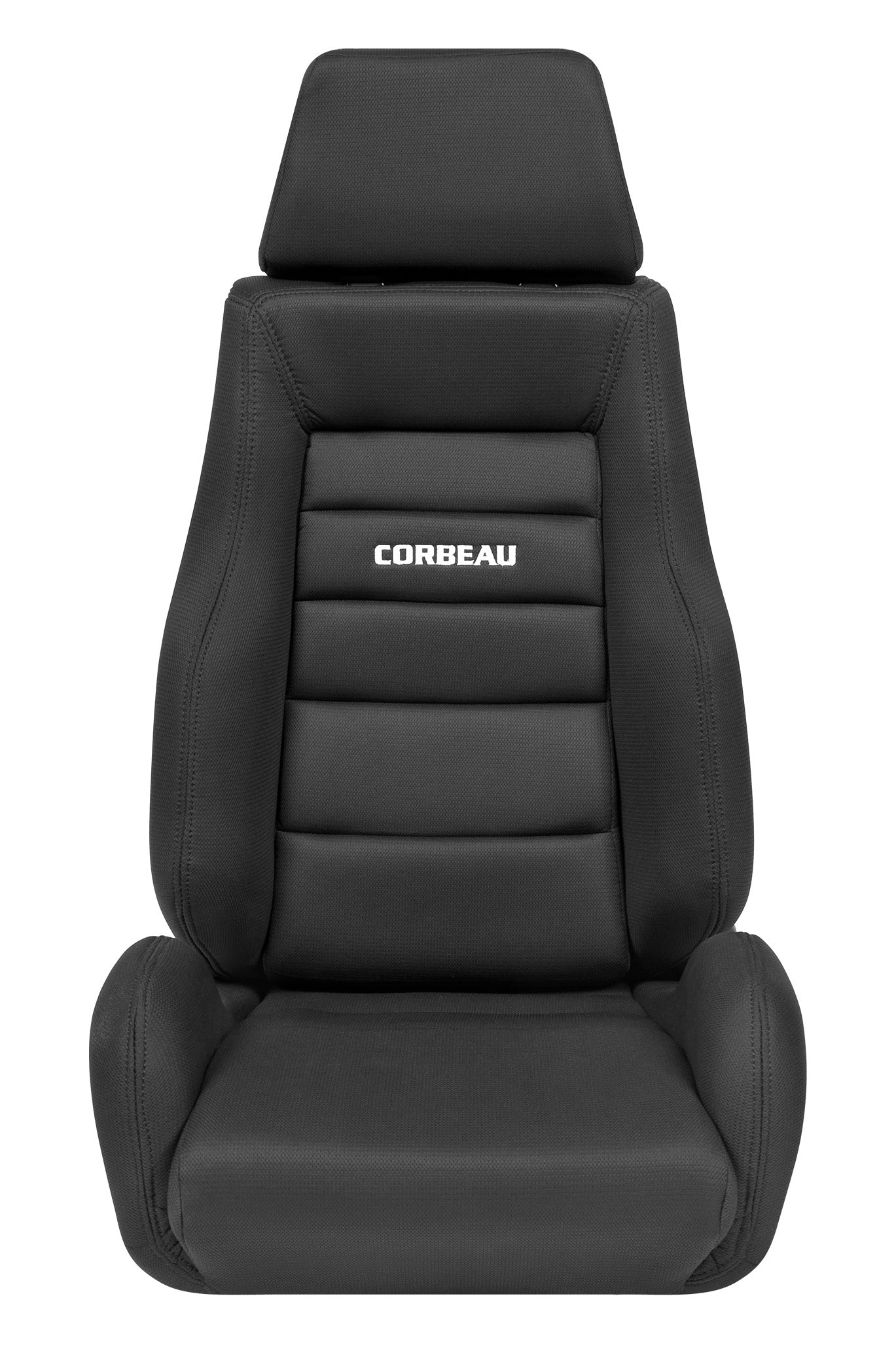 Corbeau GTS II Reclining Seat Pair (Driver & Passenger) - Black Cloth 20301PR