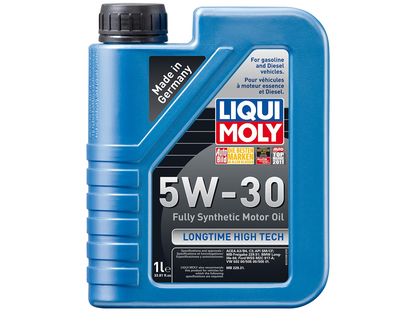 Liqui Moly Fully Synthetic Longtime High Tech 5W-30 Motor Oil - Case of 6, 1 Liter