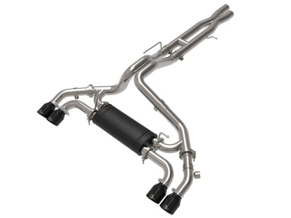 aFe Vulcan Series 2.5in 304SS Cat-Back Exhaust 2021+ Jeep Wrangler - 49-38098-B