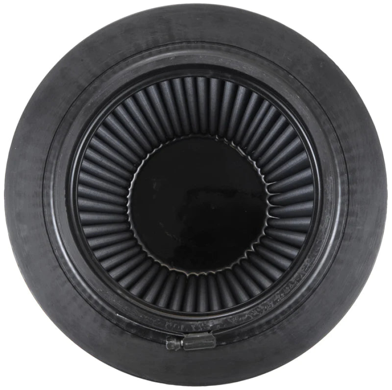 K&N Universal Rubber Filter-Round Tapered 6in Flange ID x 9in - RU-5177HBK