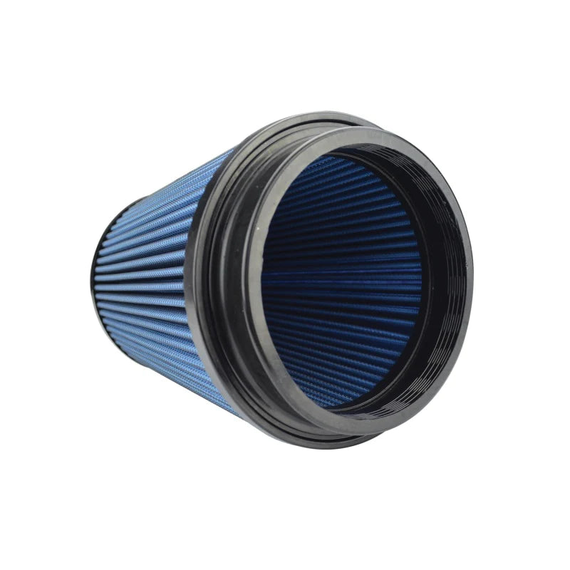 Injen NanoWeb Dry Air Filter 5.00in Inlet w/ShurLok 6.50in Base/ - X-1099-BB