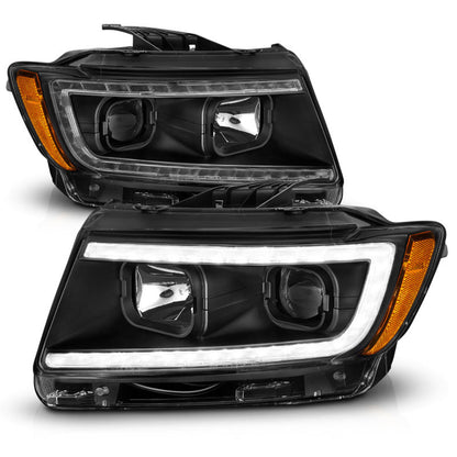 ANZO 11-13 Jeep Grand Cherokee (Factory Halogen Only) Projector Headlights - 111568-C-Dub Tech