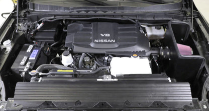 K&N 17-18 Nissan Titan XD V8 5.6L Aircharger Performance Intake - 63-6020