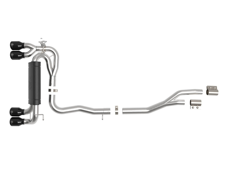 aFe MACHForce XP Exhausts Cat-Back SS 19-21 BMW M2 Competition - 49-36350-B