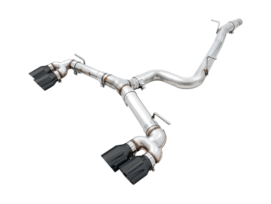 AWE Tuning MK7.5 Golf R Track Edition Exhaust w/Diamond Black - 3015-43148-C-Dub Tech