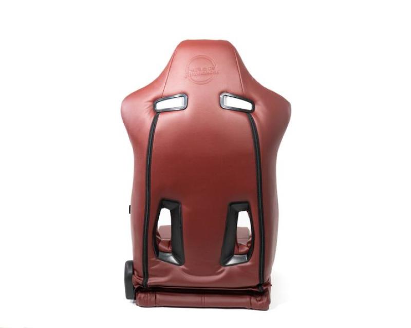 NRG Reclinable Sport Seats (Pair) The Arrow Maroon Vinyl w/ - RSC-810MAR L/R