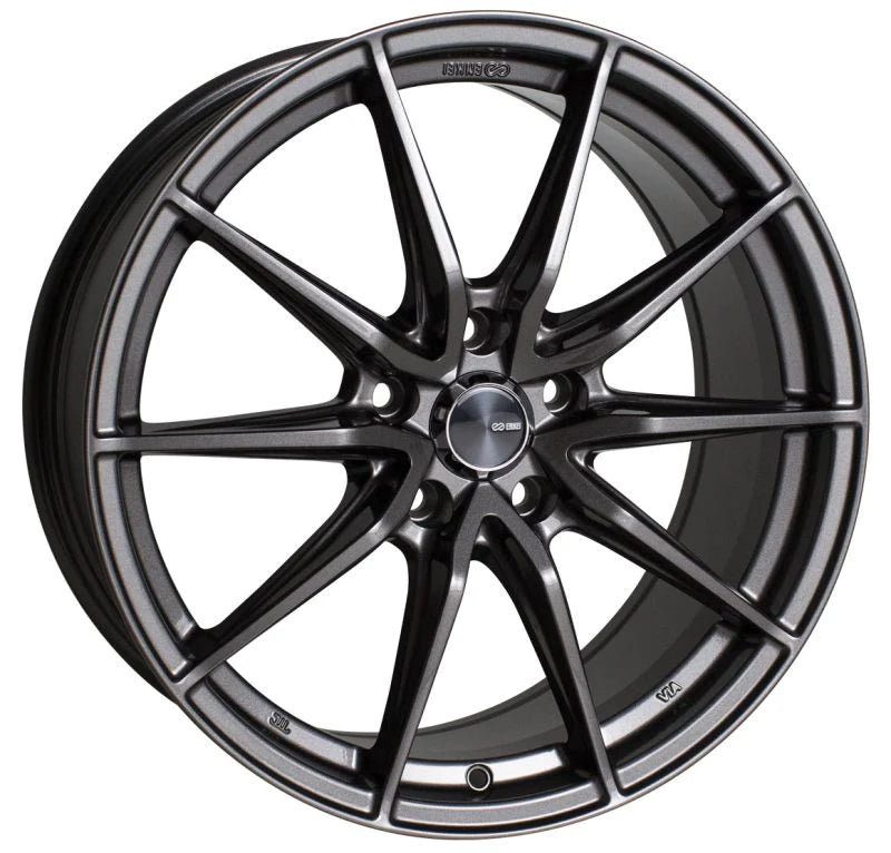 Enkei DRACO 18x8.0 5x108 40mm Offset 72.6mm Bore Anthracite Wheel - 509-880-3140AP