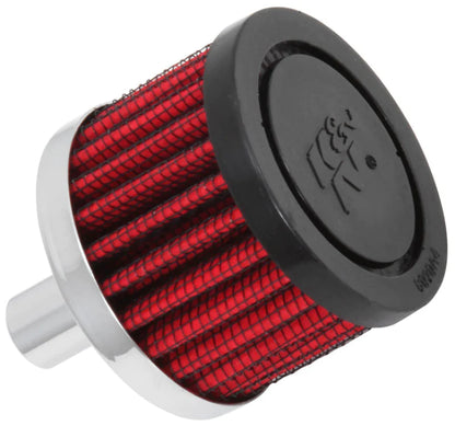 K&N Steel Base Crankcase Vent Filter .5in Vent OD x - 62-1010