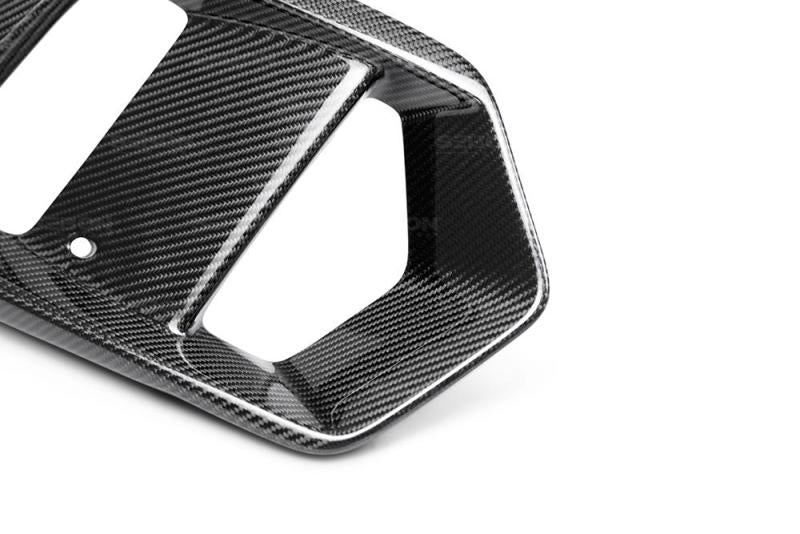 Seibon 16-18 Ford Focus RS Carbon Fiber Fog Light Surrounds - FLS16FDFO