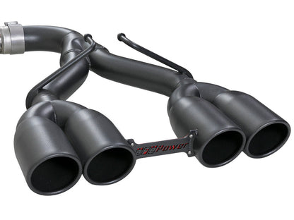 aFe Rebel Series 2.5in 304 SS Cat-Back Exhaust w/ Black - 49-38073-B