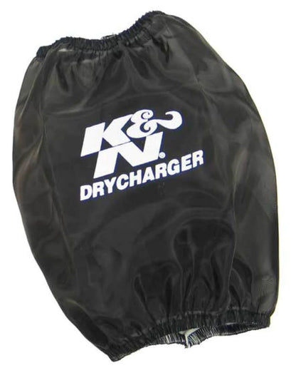 K&N Black DryCharger Round Tapered Air Filter Wrap 5.5in Base - RC-4630DK