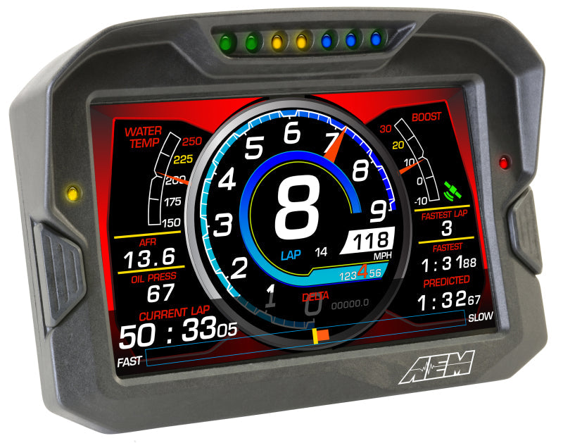 AEM CD-7 Non Logging Race Dash Carbon Fiber Digital Display - 30-5700-C-Dub Tech