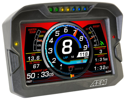 AEM CD-7 Non Logging Race Dash Carbon Fiber Digital Display - 30-5700-C-Dub Tech