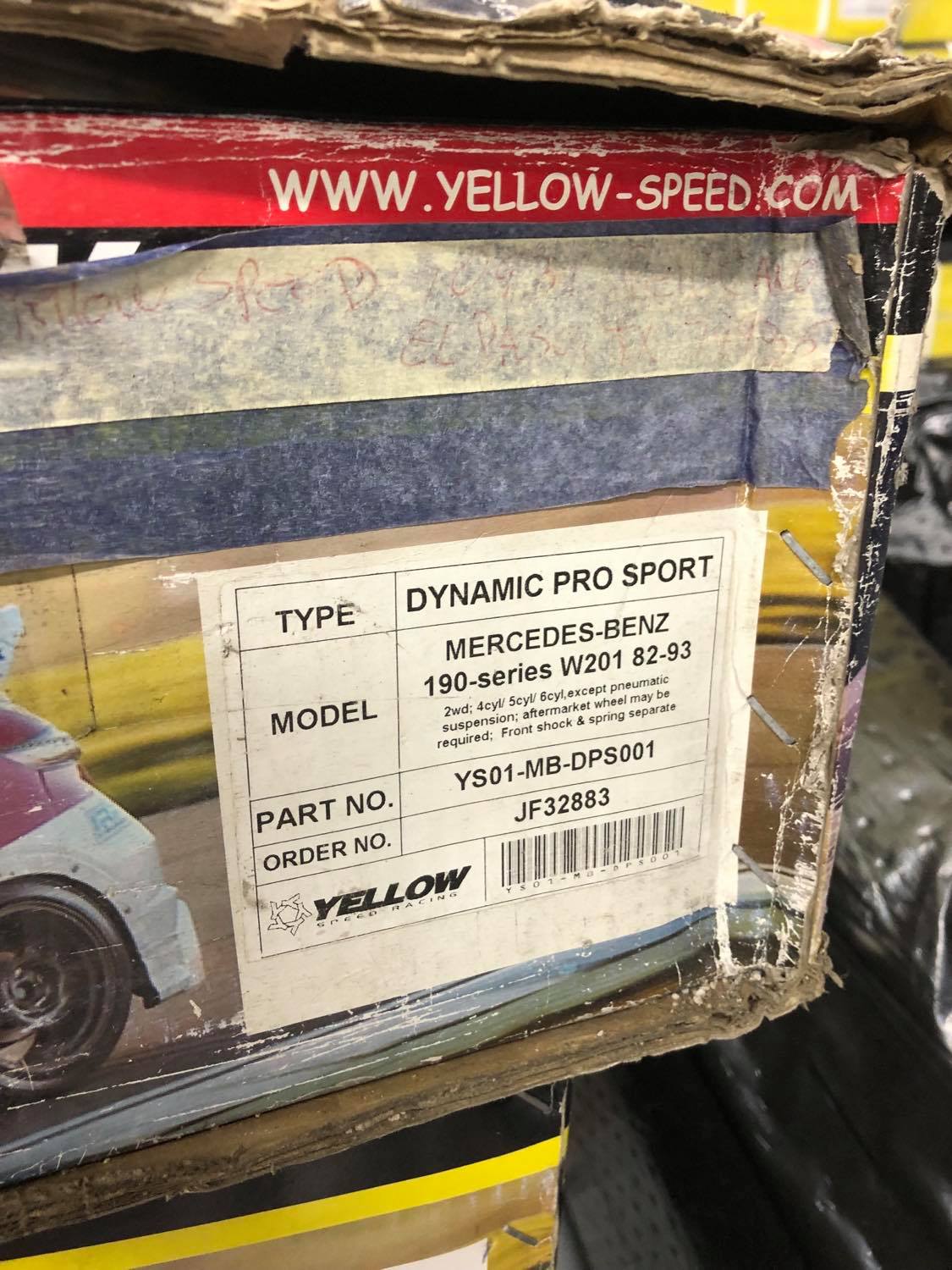 OPEN BOX Dynamic Pro Sport Coilovers 1982-1993 Mercedes 190 Series (W201)