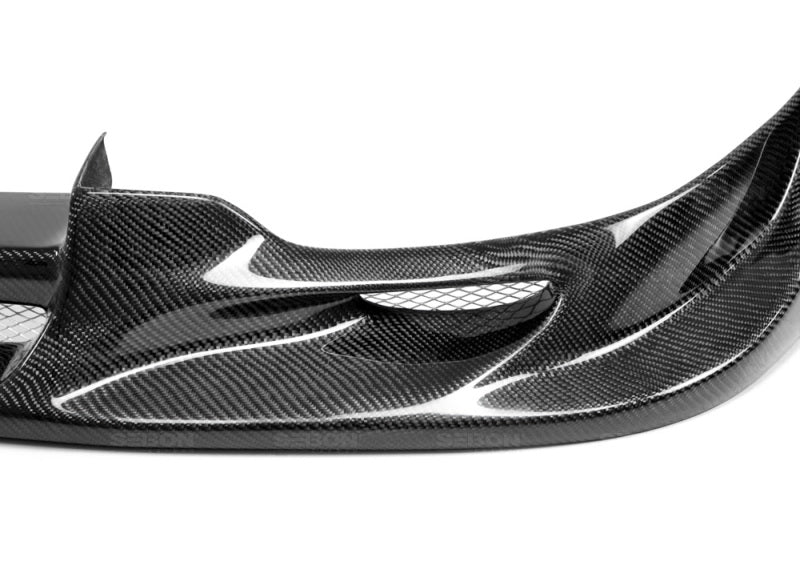 Seibon 02-03 Subaru WRX CW Carbon Fiber Front Lip - FL0203SBIMP-CW