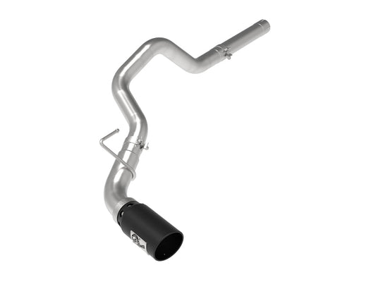 aFe LARGE BORE HD 3in 409-SS DPF-Back Exhaust w/Black Tip - 49-42065-B