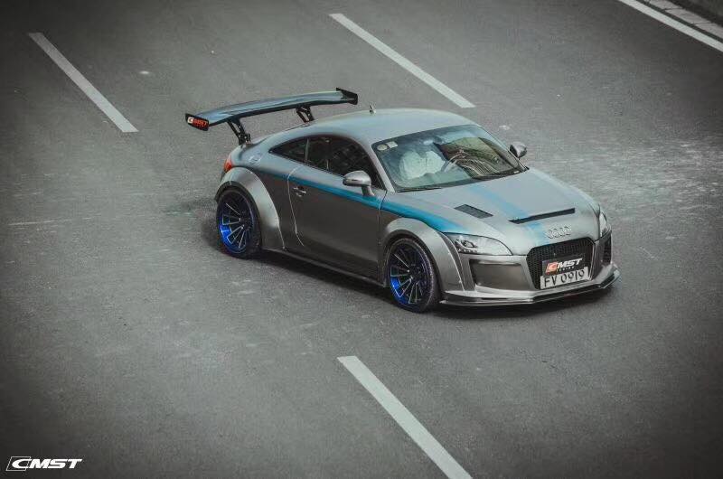 CMST Tuning Carbon Fiber Hood Bonnet  Ver.2 For Audi TT TTS MK2 8J 2007-2015