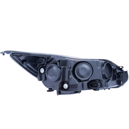 ANZO 2012-2014 Ford Focus Projector Headlights w/ Plank Style Design - 121490